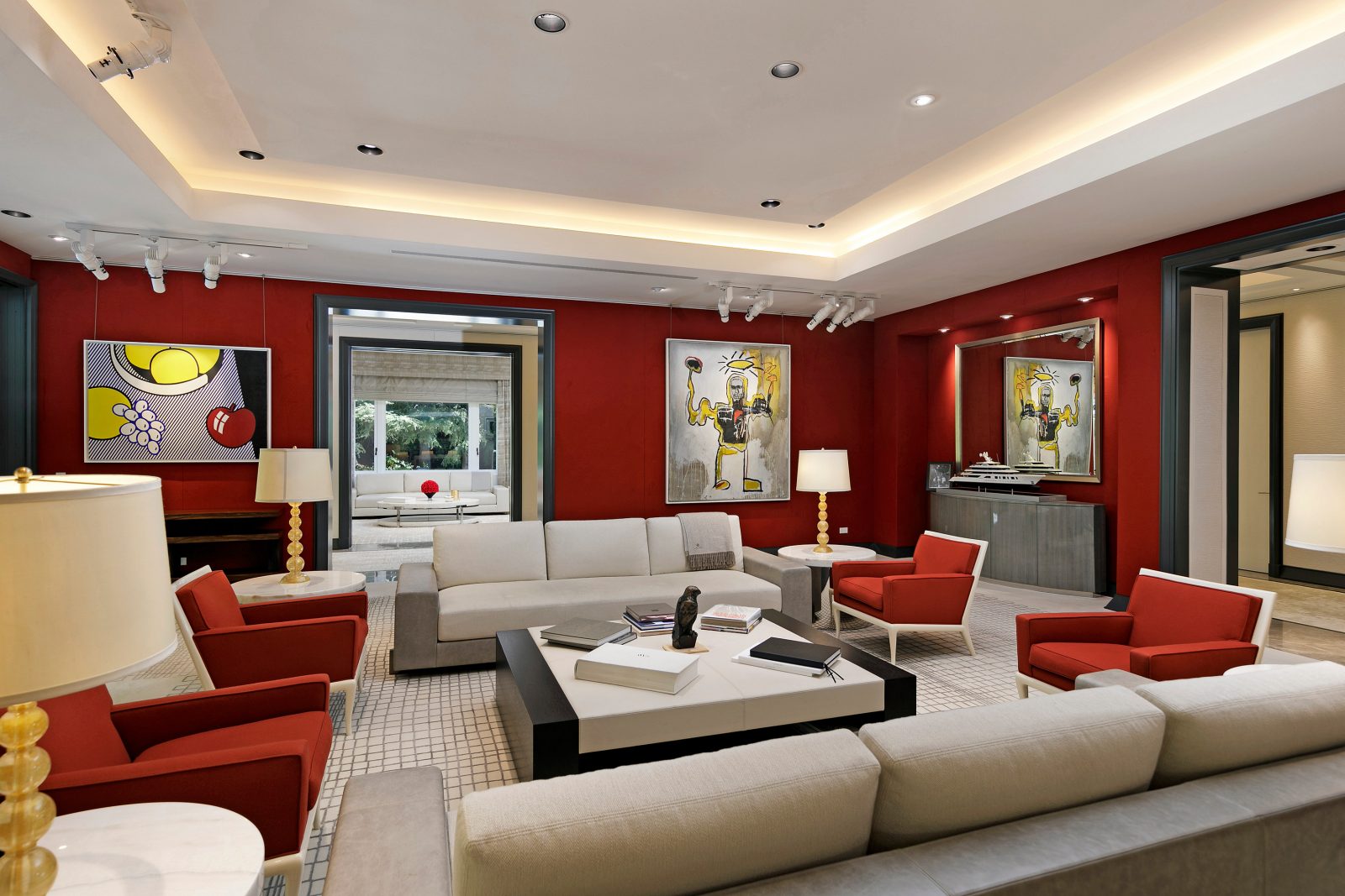 steve wynn beverly hills home living room