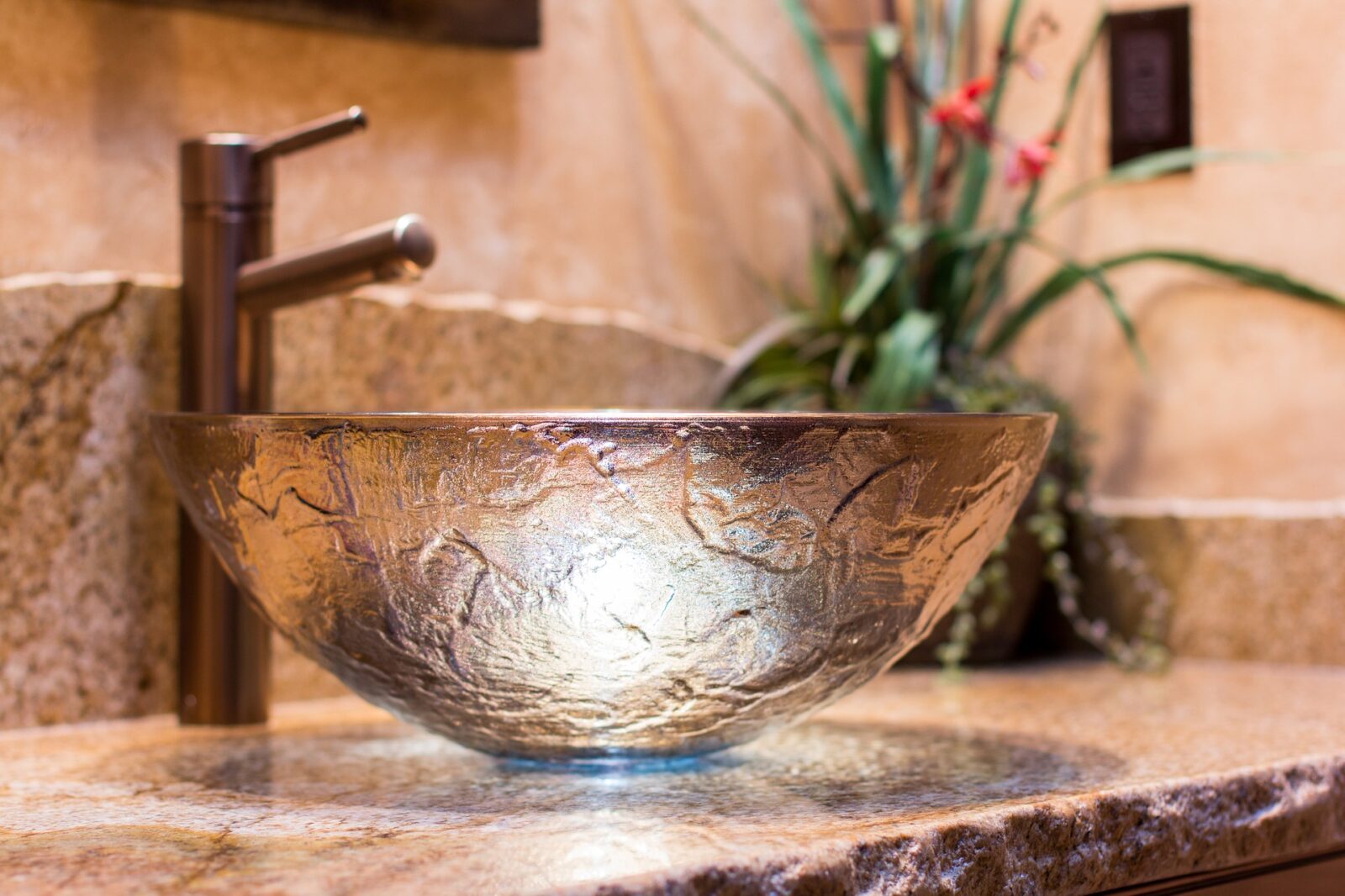 textured sink bathroom wallpaper