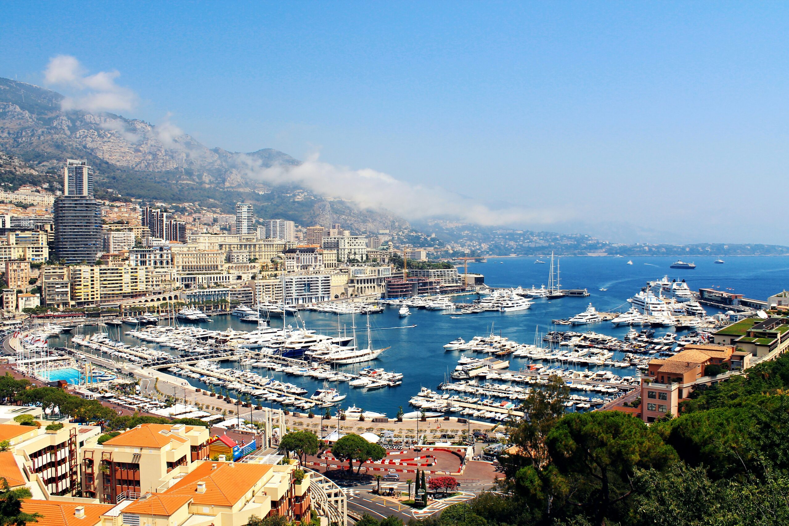 monaco harbor view