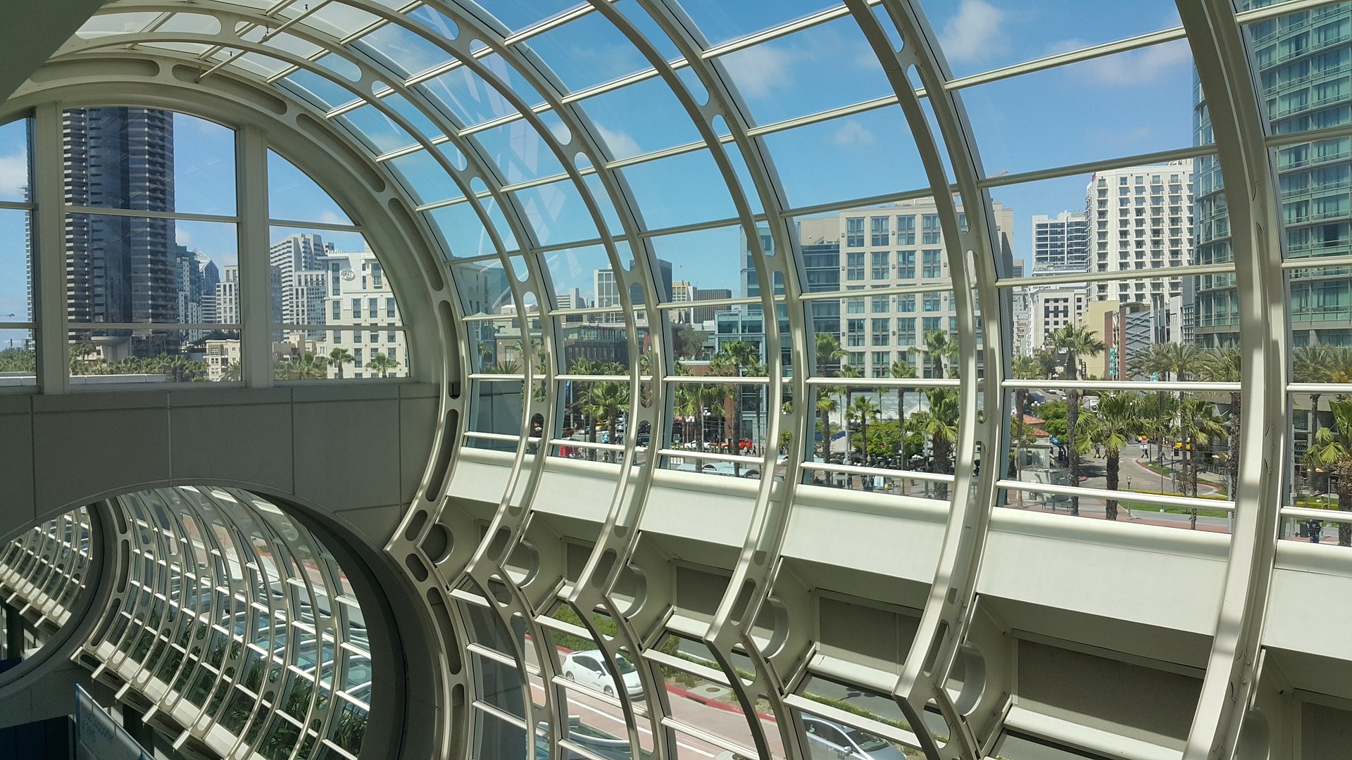 modern san diego building made of glass and steel