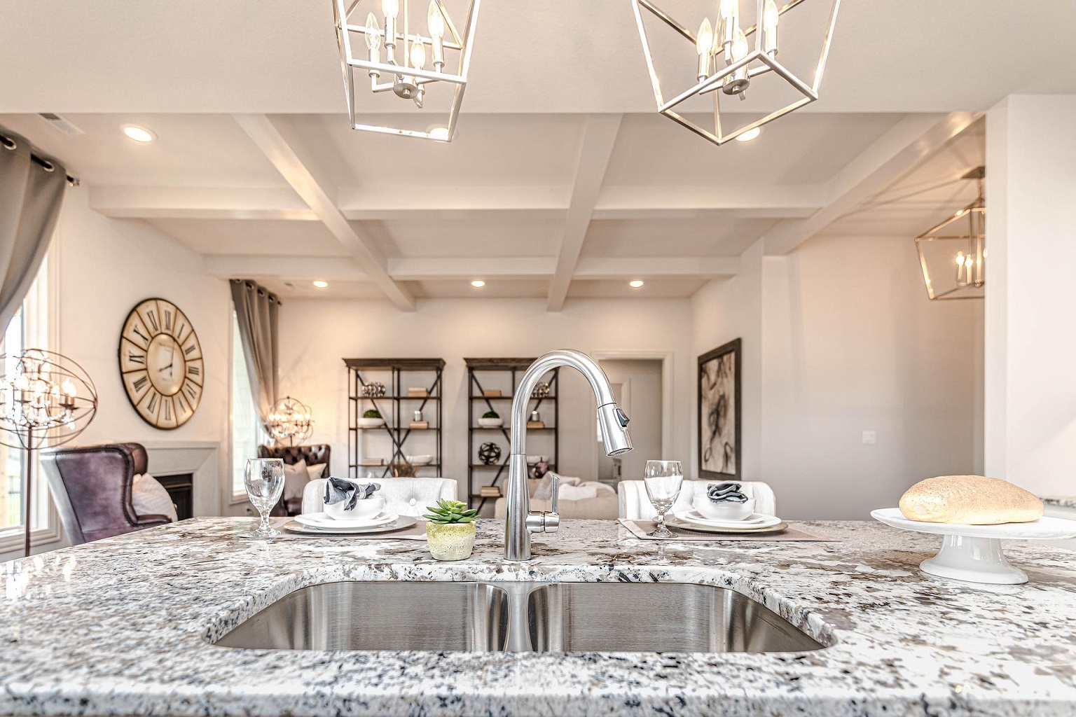 contemporary kitchen sink