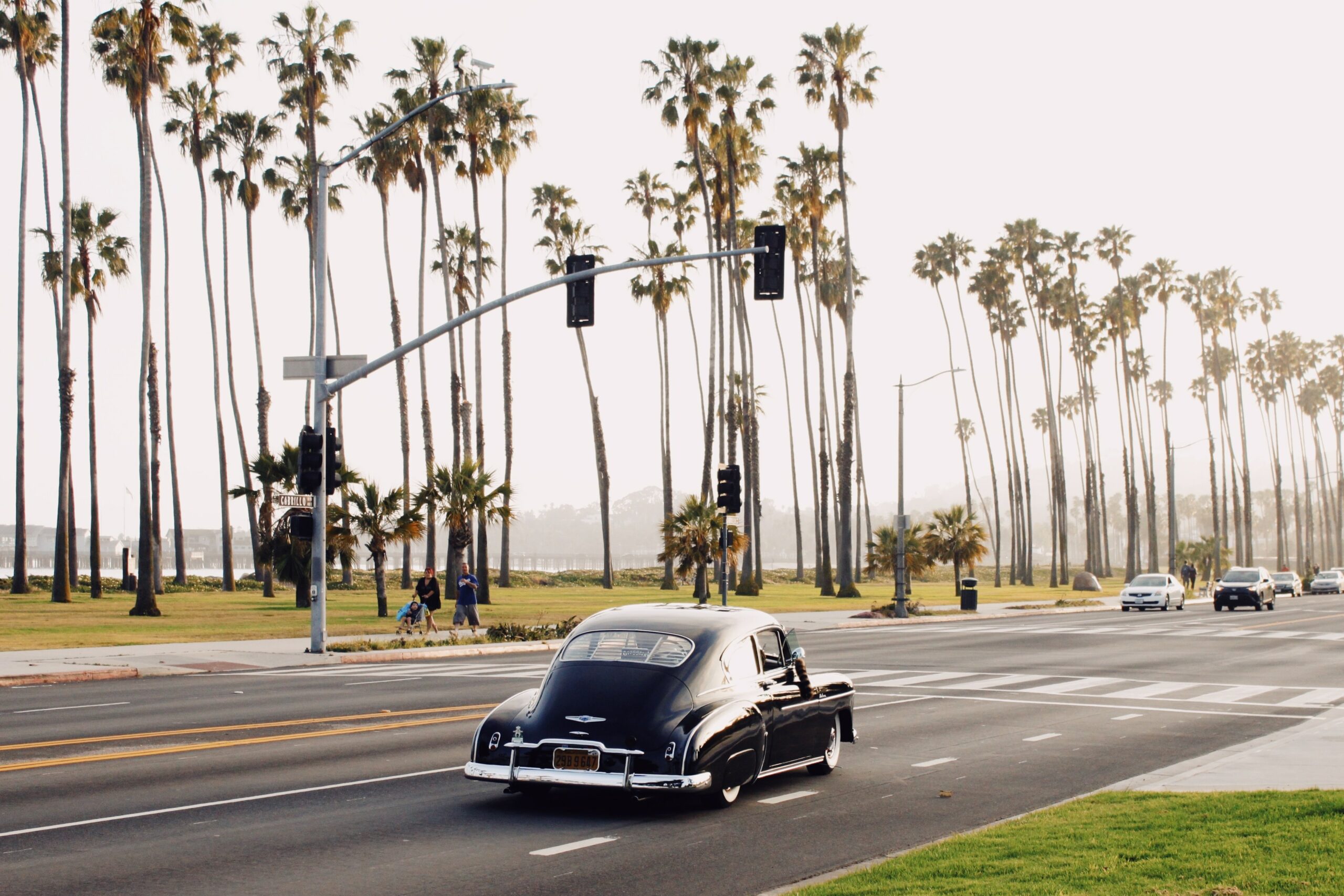classic car cruising in santa barbara
