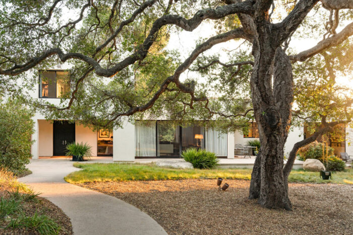 Front view of the Montecito residence