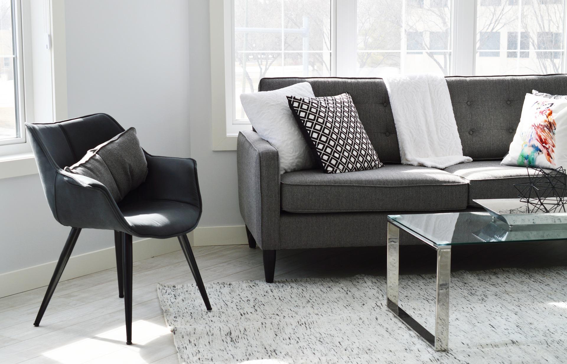 living room staging