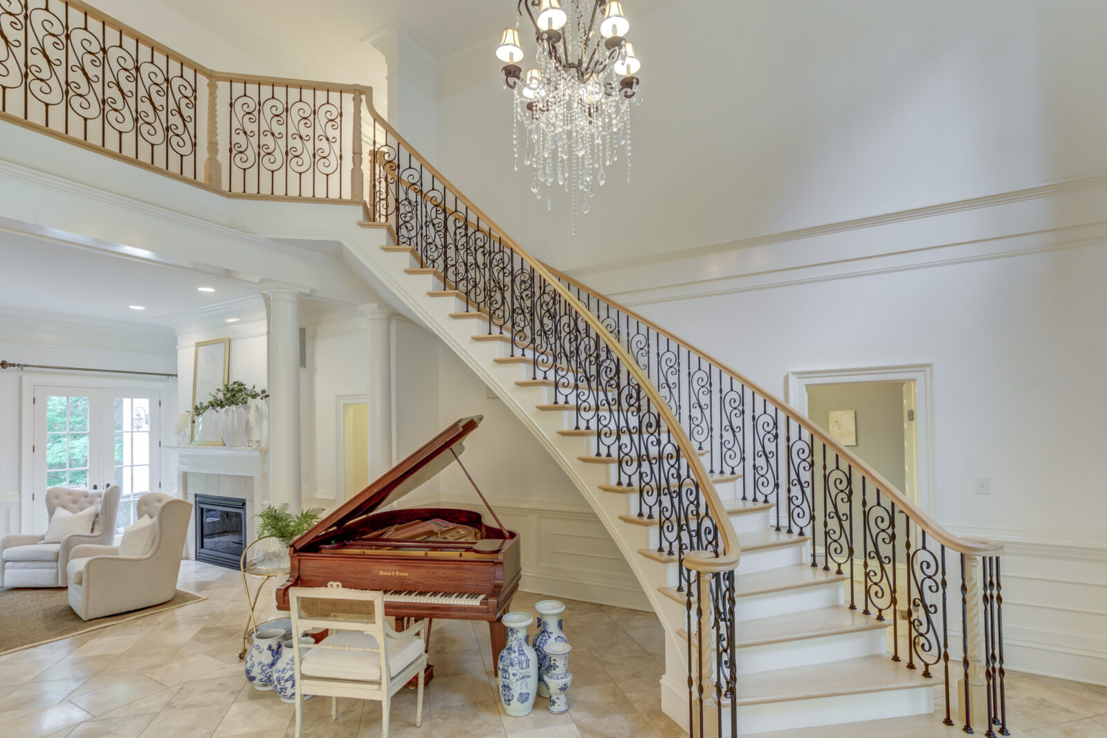interior view of a staircase